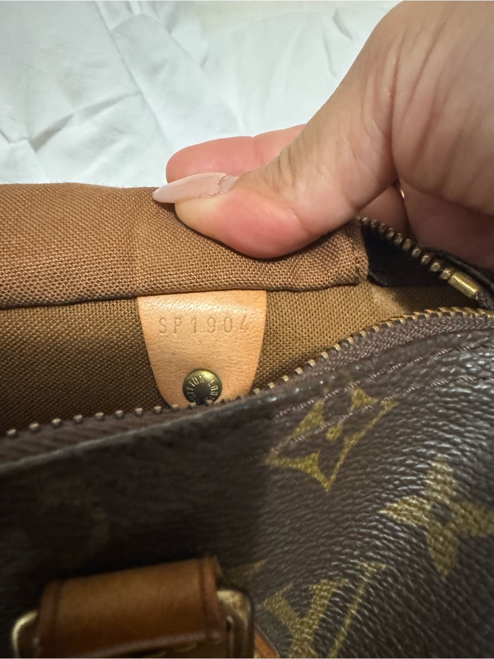 Authentic Louis Vuitton Monogram Canvas Brown & Tan Top-Handle Speedy 25 - Picture 10 of 10